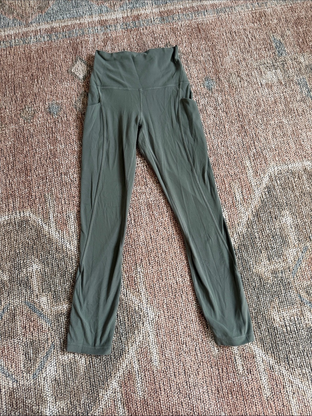 lululemon athletica Olive Green High-Rise Leggings